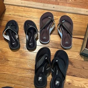 Sandals 3 pairs